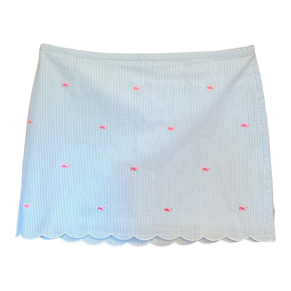 Vineyard Vines Pinstripe Cotton Skirt - Picture 3 of 7